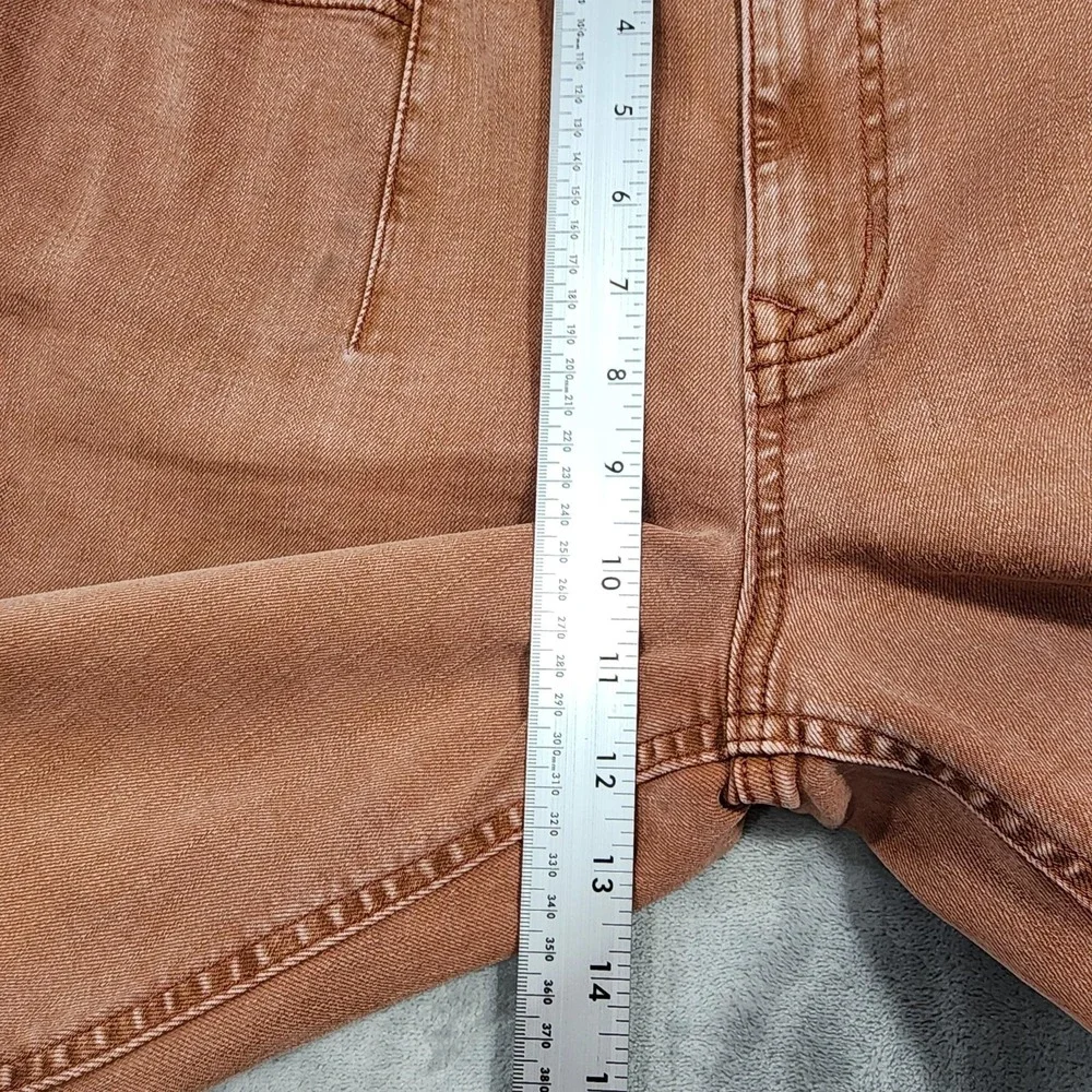 Maurices M Jeans Womens 18W SHORT Brown Sculptress High Rise Flare Stretch_10